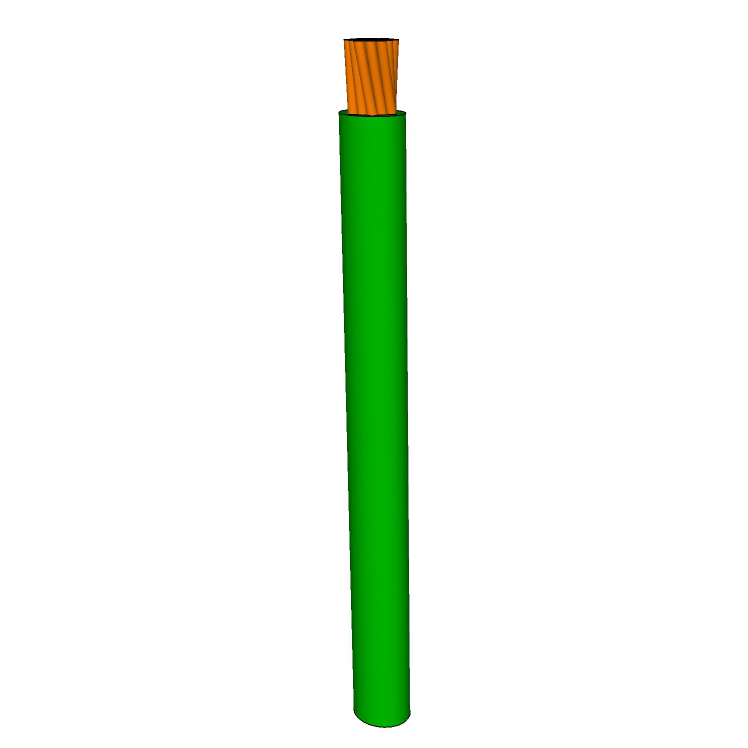 Cross-Linked Polyethylene Single Conductor Wire - 500 ft - 14 ga - Green